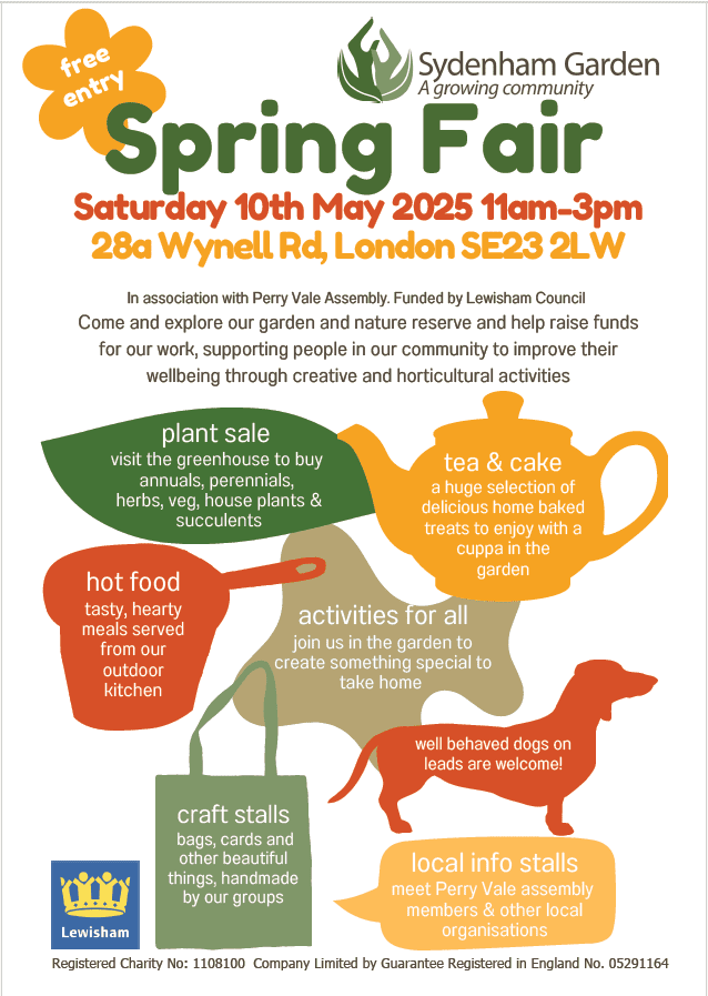 Sydenham Garden Spring Fair 2025